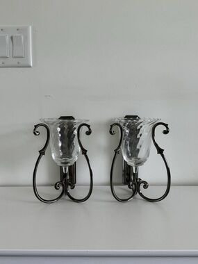 Vintage PartyLite "Soliloquy" candle holders Wall Sconces